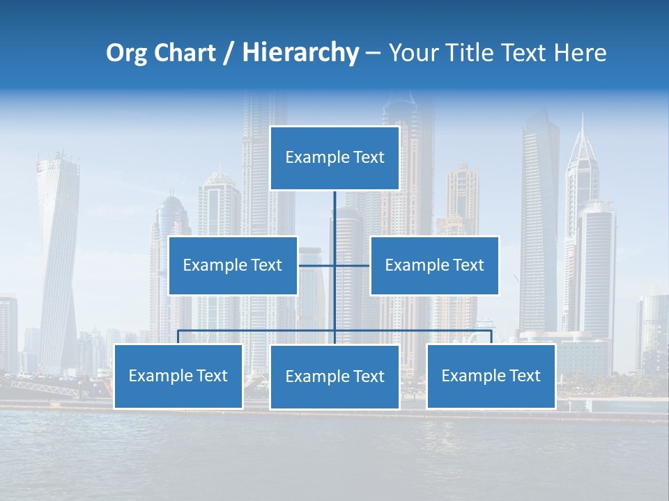 Transportation Tower Sea PowerPoint Template