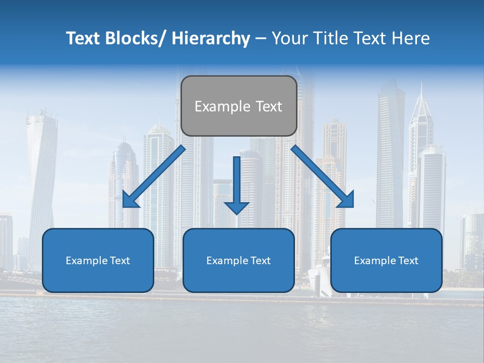 Transportation Tower Sea PowerPoint Template