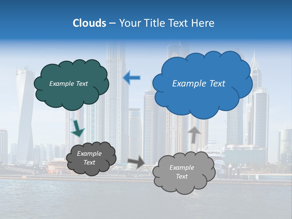 Transportation Tower Sea PowerPoint Template