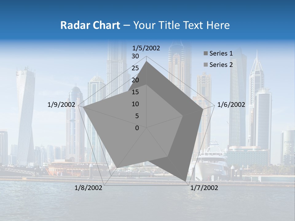 Transportation Tower Sea PowerPoint Template