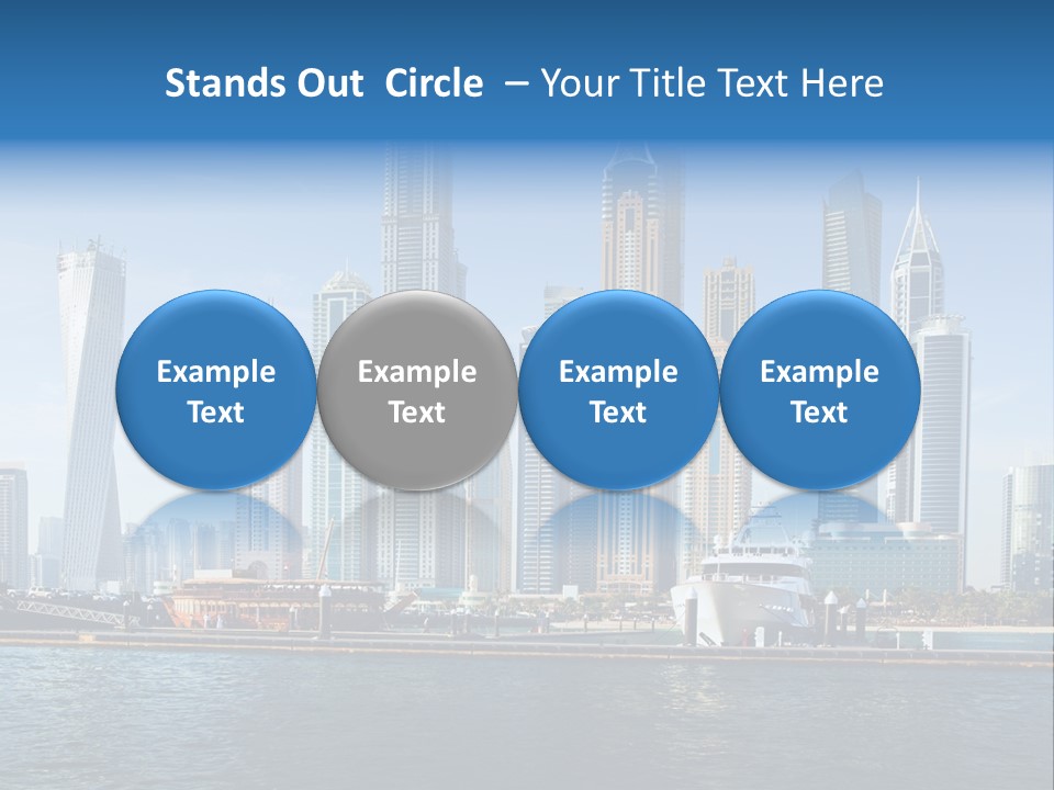 Transportation Tower Sea PowerPoint Template