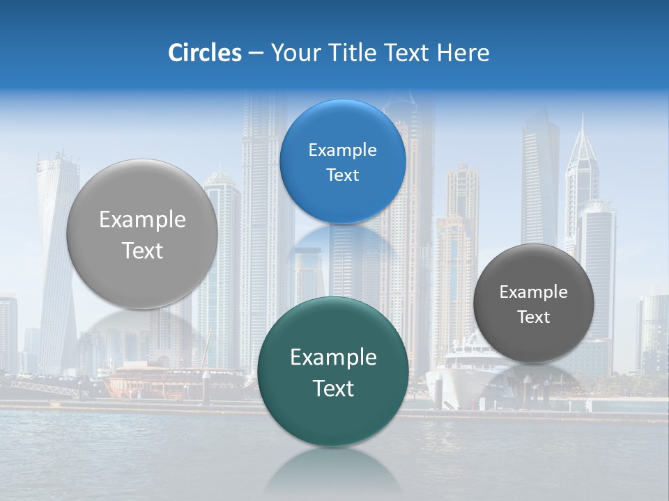 Transportation Tower Sea PowerPoint Template