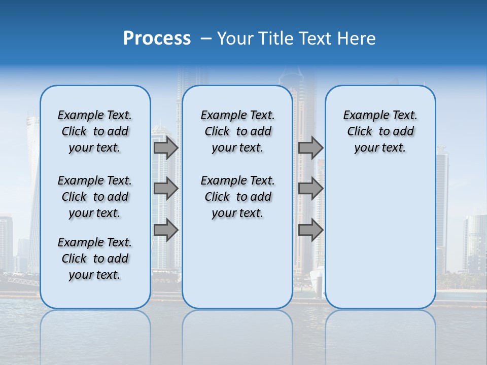Transportation Tower Sea PowerPoint Template