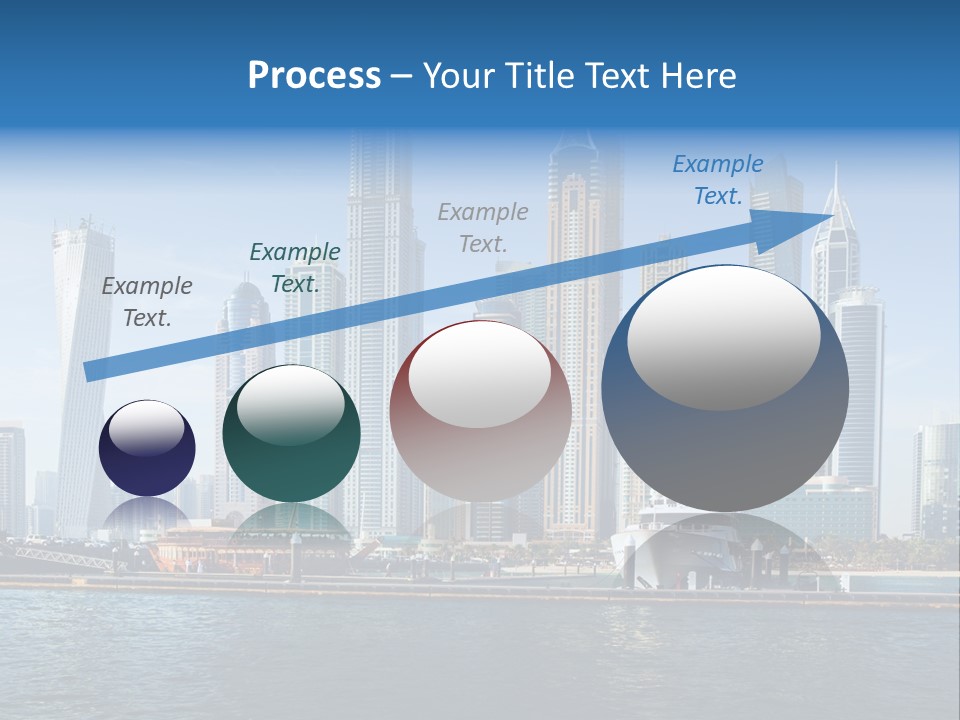 Transportation Tower Sea PowerPoint Template