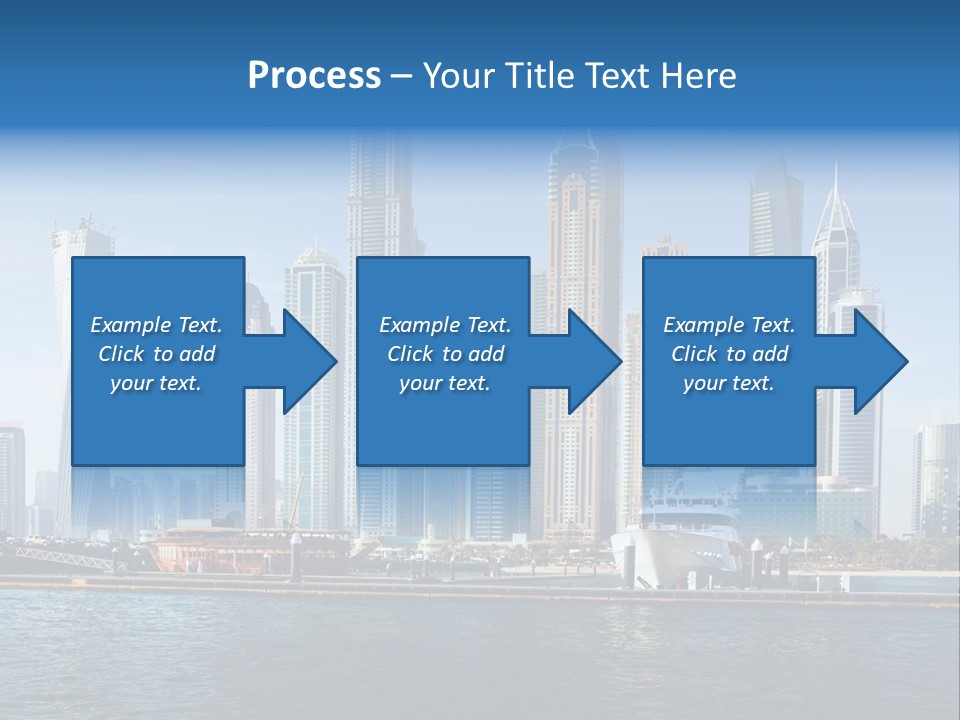 Transportation Tower Sea PowerPoint Template