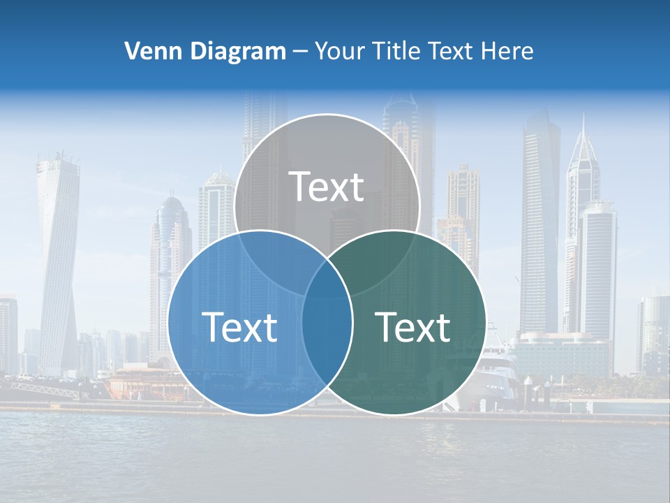 Transportation Tower Sea PowerPoint Template