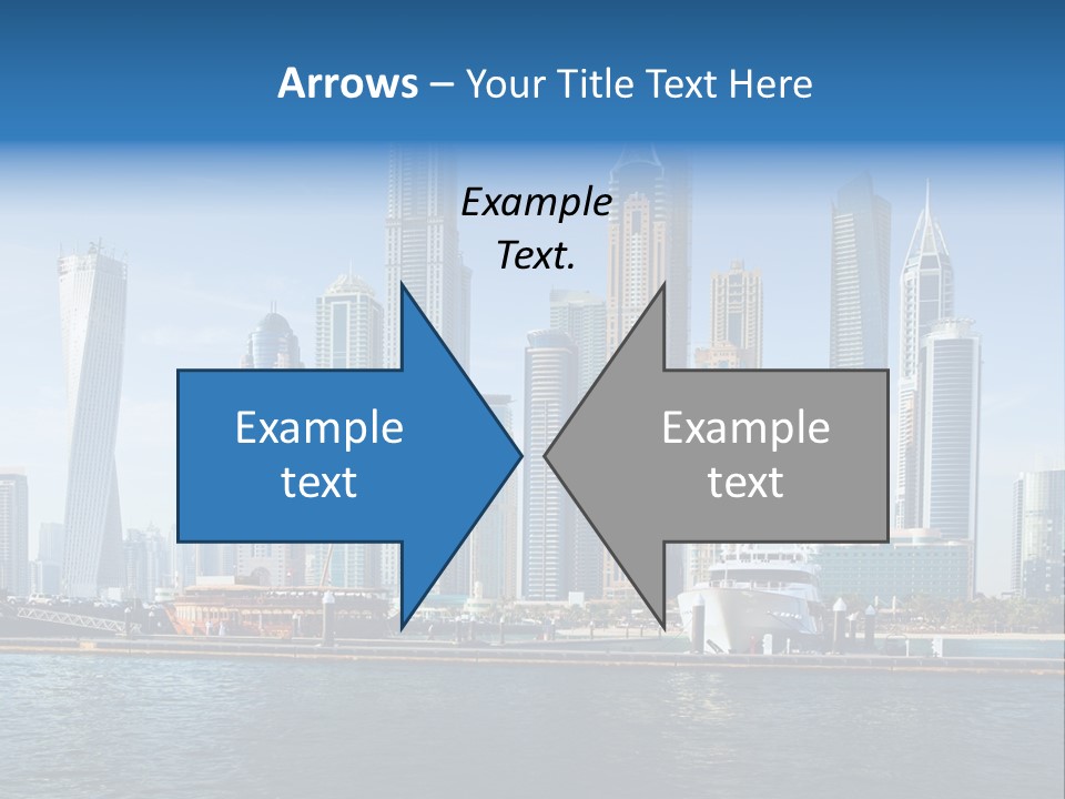 Transportation Tower Sea PowerPoint Template