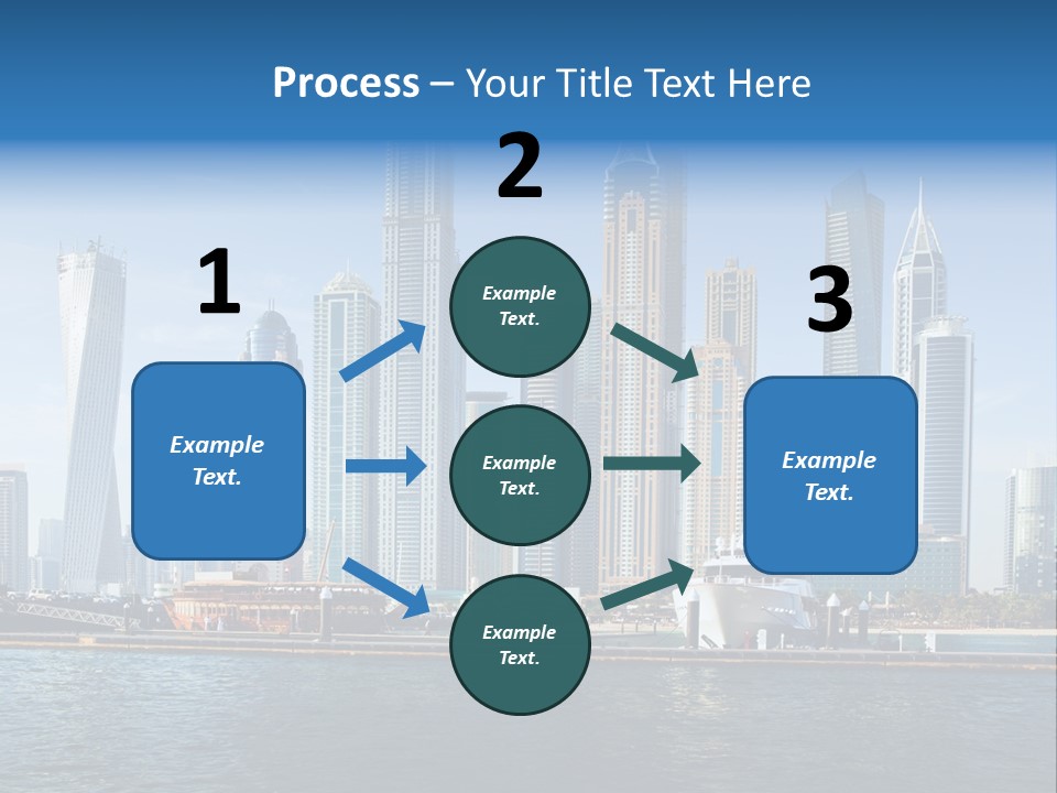 Transportation Tower Sea PowerPoint Template