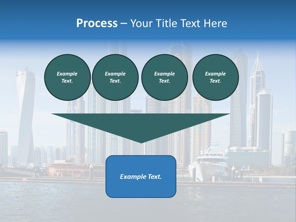 Transportation Tower Sea PowerPoint Template