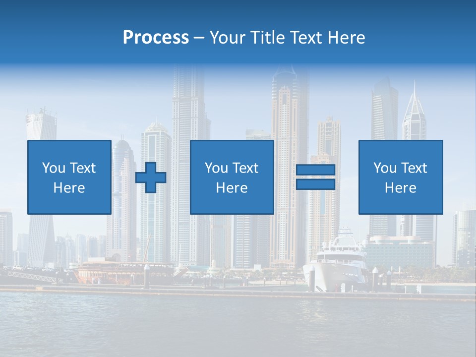 Transportation Tower Sea PowerPoint Template
