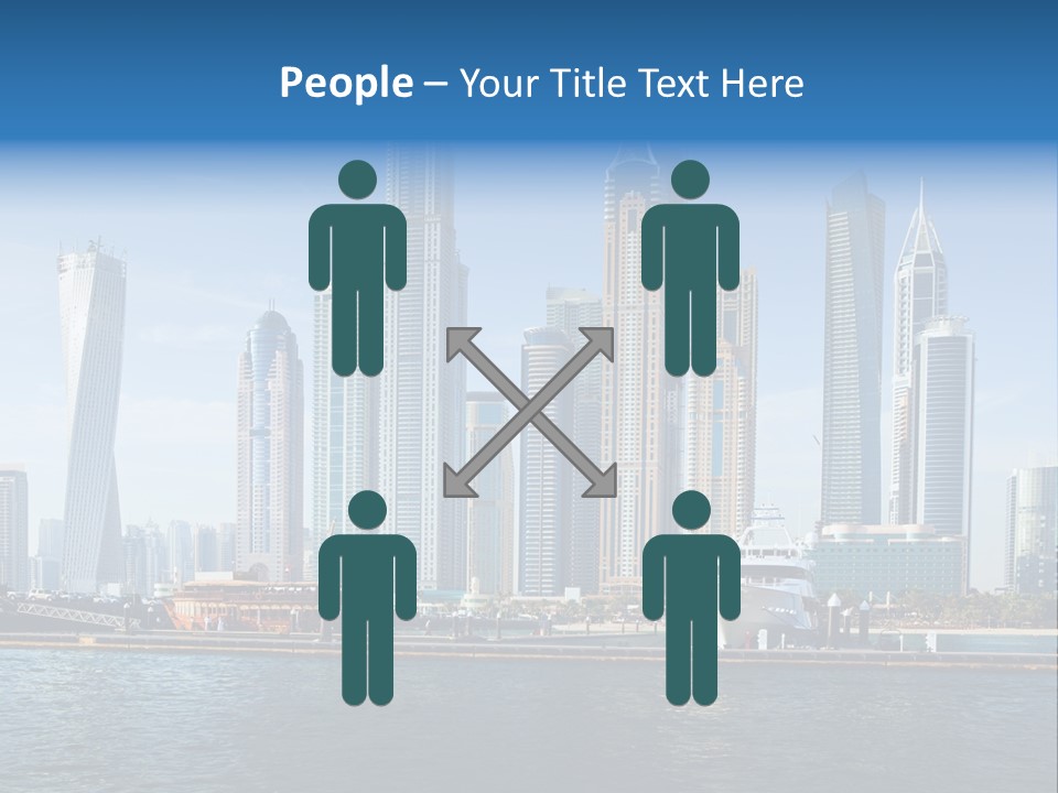 Transportation Tower Sea PowerPoint Template