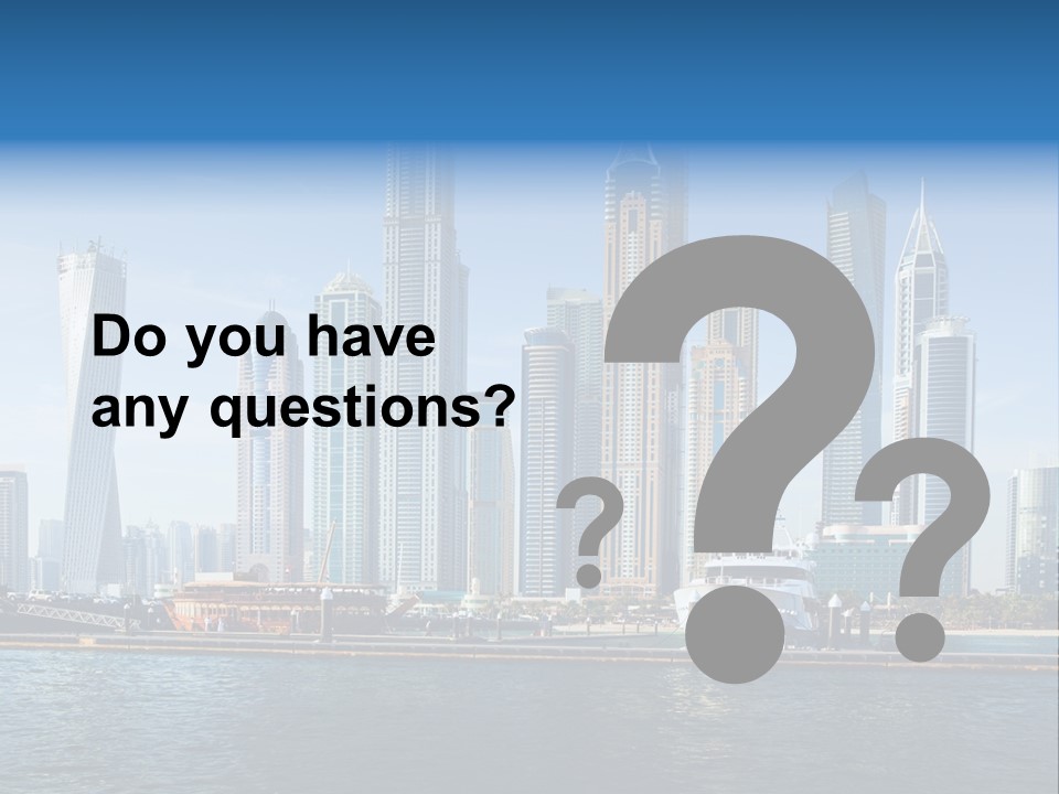 Transportation Tower Sea PowerPoint Template