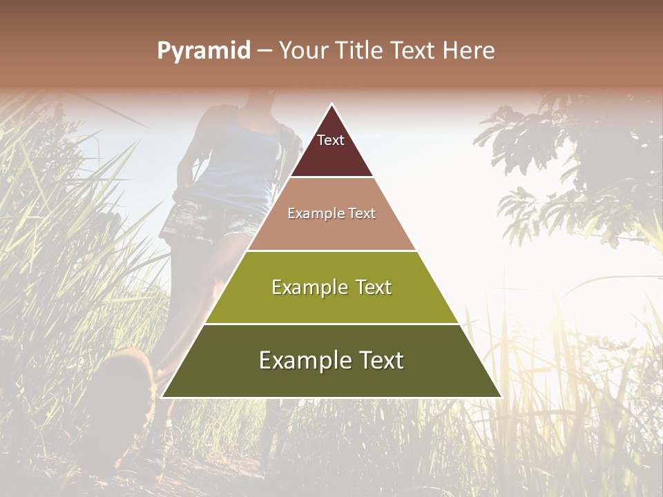 A Couple Of People That Are Walking In The Grass PowerPoint Template