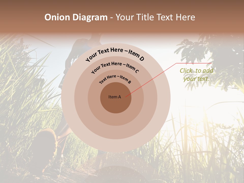 A Couple Of People That Are Walking In The Grass PowerPoint Template