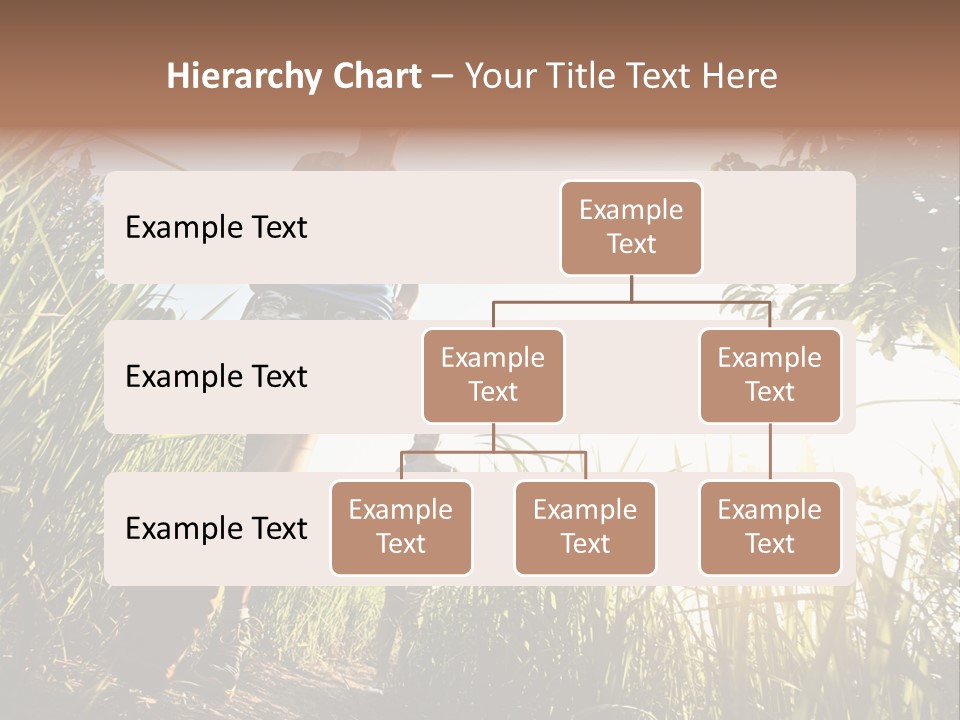 A Couple Of People That Are Walking In The Grass PowerPoint Template