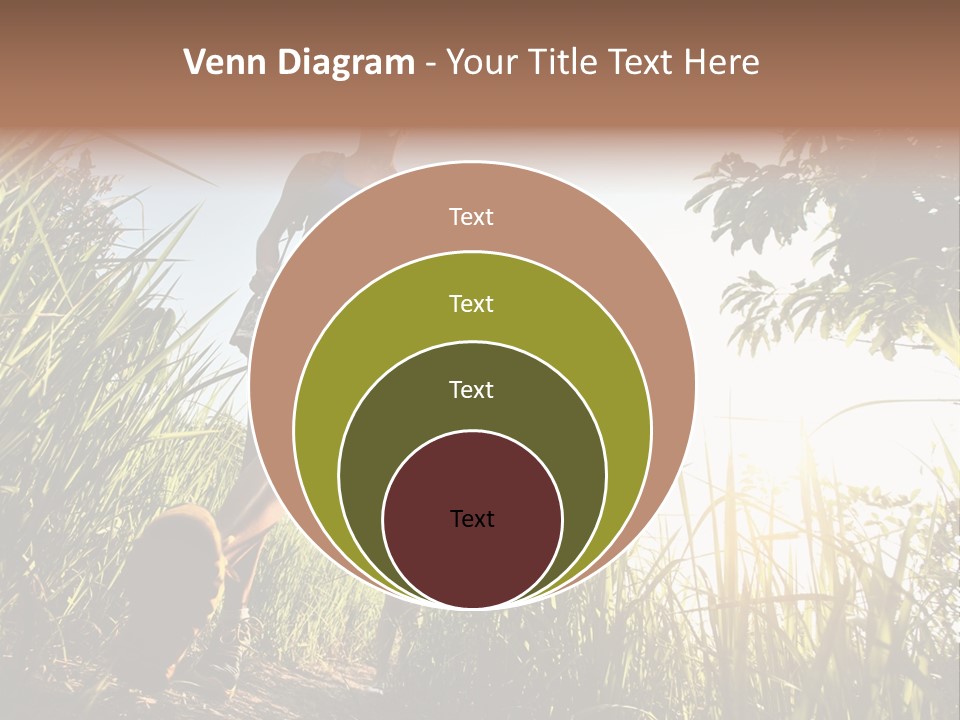 A Couple Of People That Are Walking In The Grass PowerPoint Template