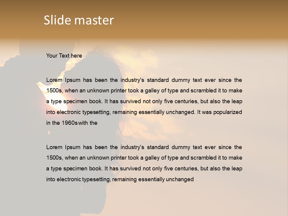 People Male Feeling PowerPoint Template