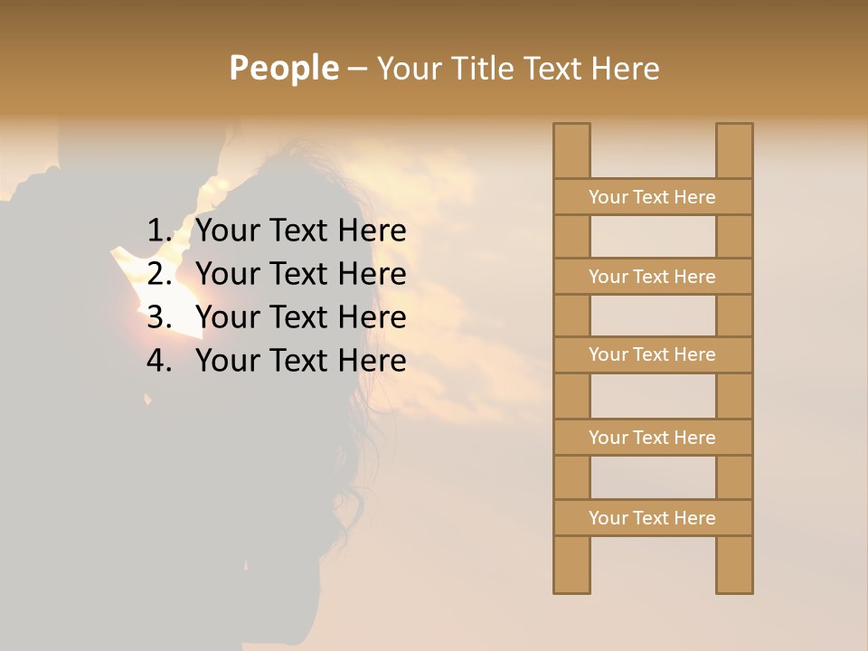 People Male Feeling PowerPoint Template