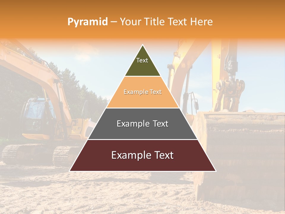 Large Blue Tool PowerPoint Template