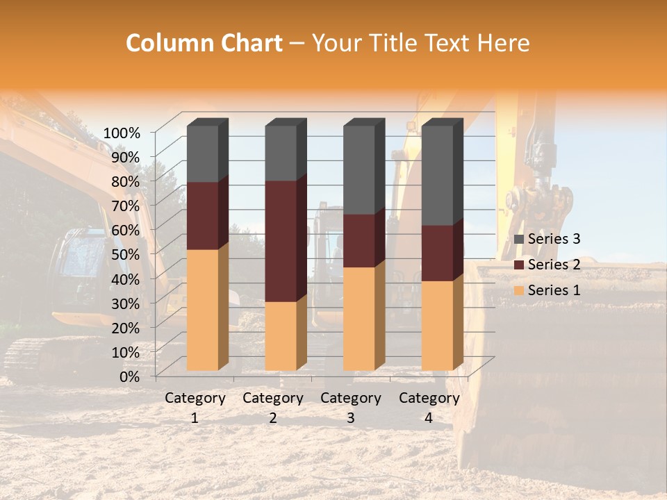 Large Blue Tool PowerPoint Template