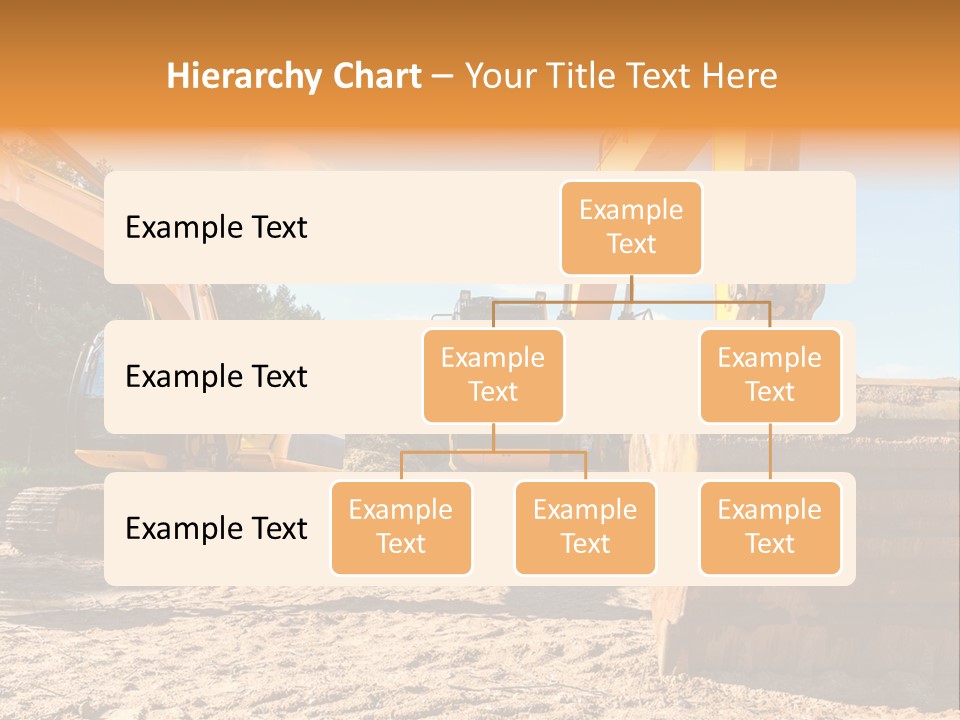Large Blue Tool PowerPoint Template