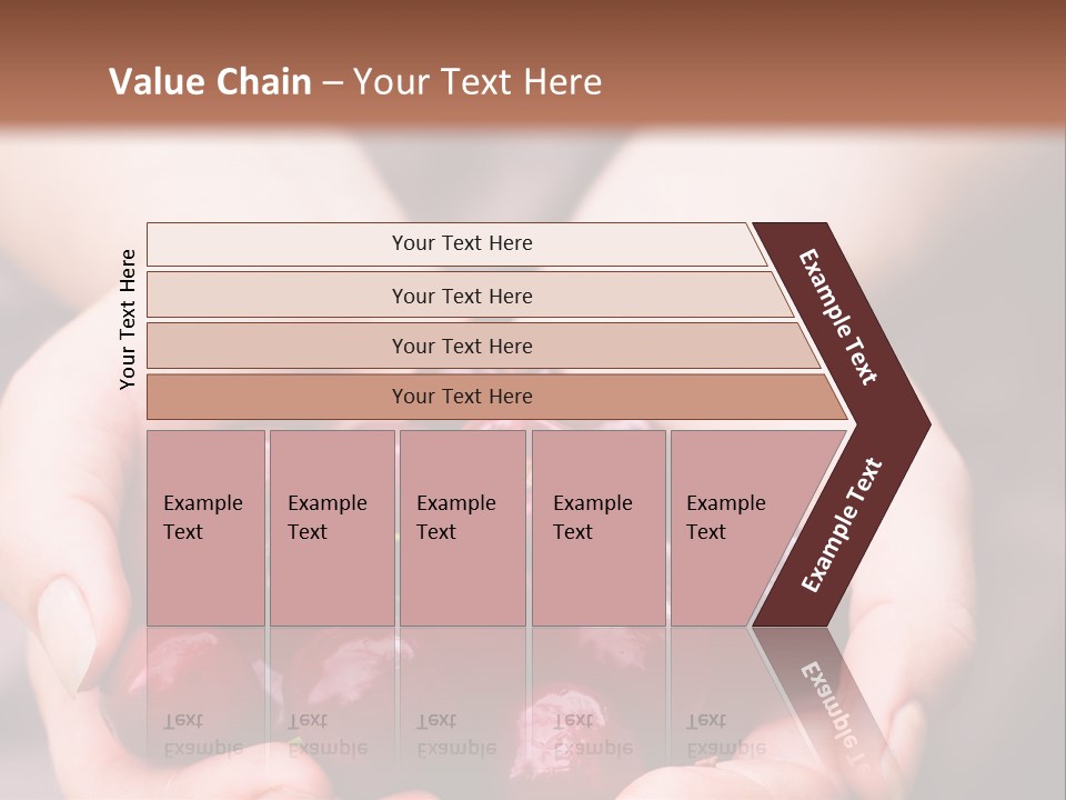 A Person Holding A Bunch Of Cherries In Their Hands PowerPoint Template