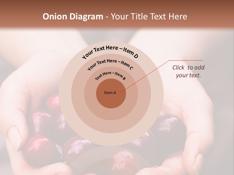 A Person Holding A Bunch Of Cherries In Their Hands PowerPoint Template