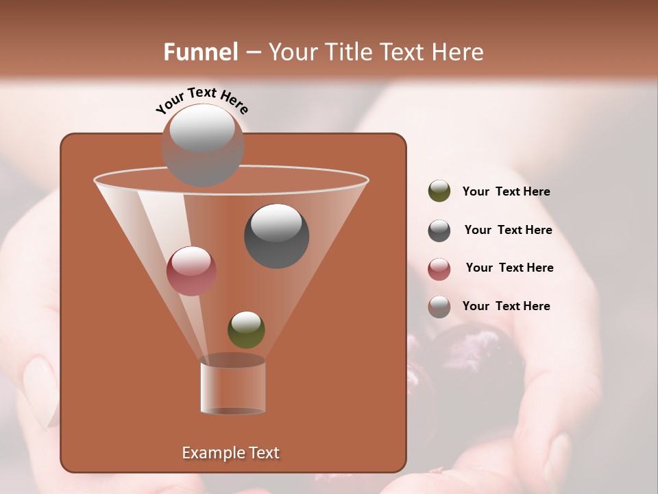 A Person Holding A Bunch Of Cherries In Their Hands PowerPoint Template