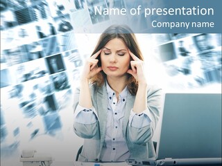 Kiwi Female Outdoor PowerPoint Template