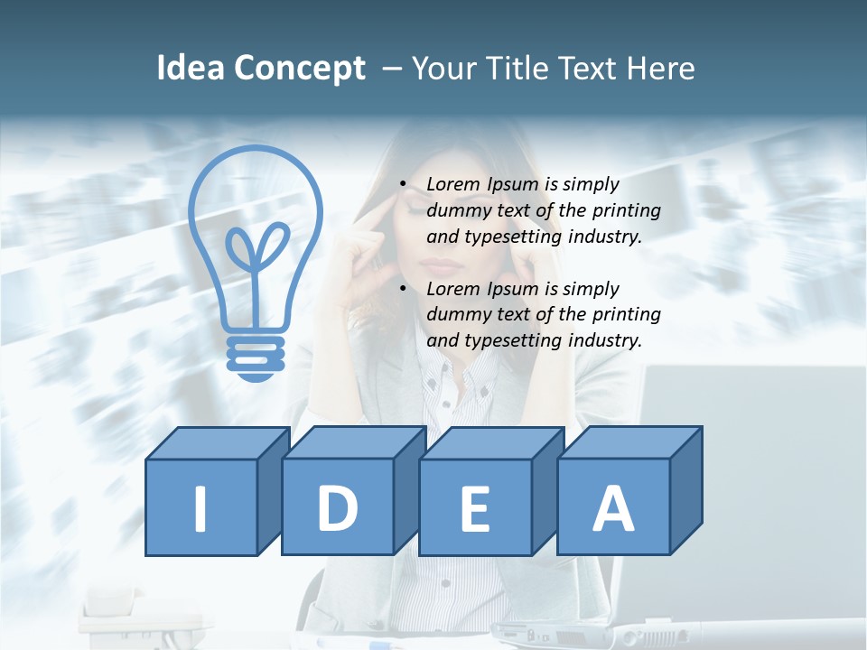 Kiwi Female Outdoor PowerPoint Template