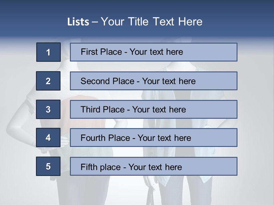 Dress Clothes Stockings PowerPoint Template