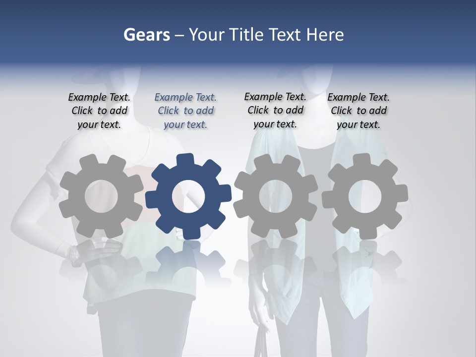 Dress Clothes Stockings PowerPoint Template