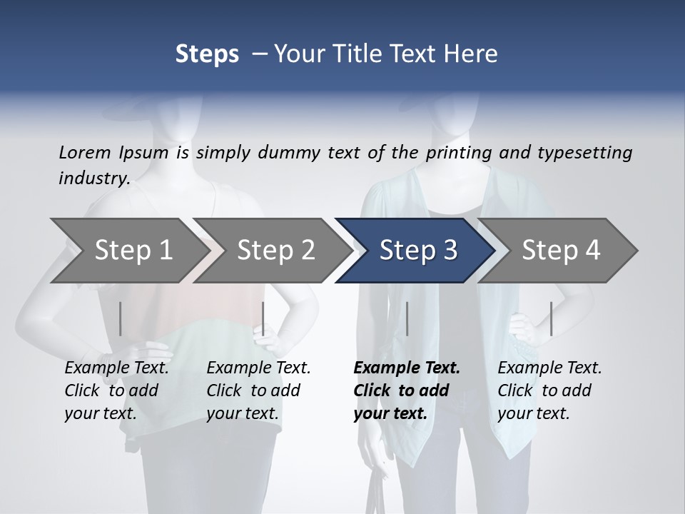 Dress Clothes Stockings PowerPoint Template
