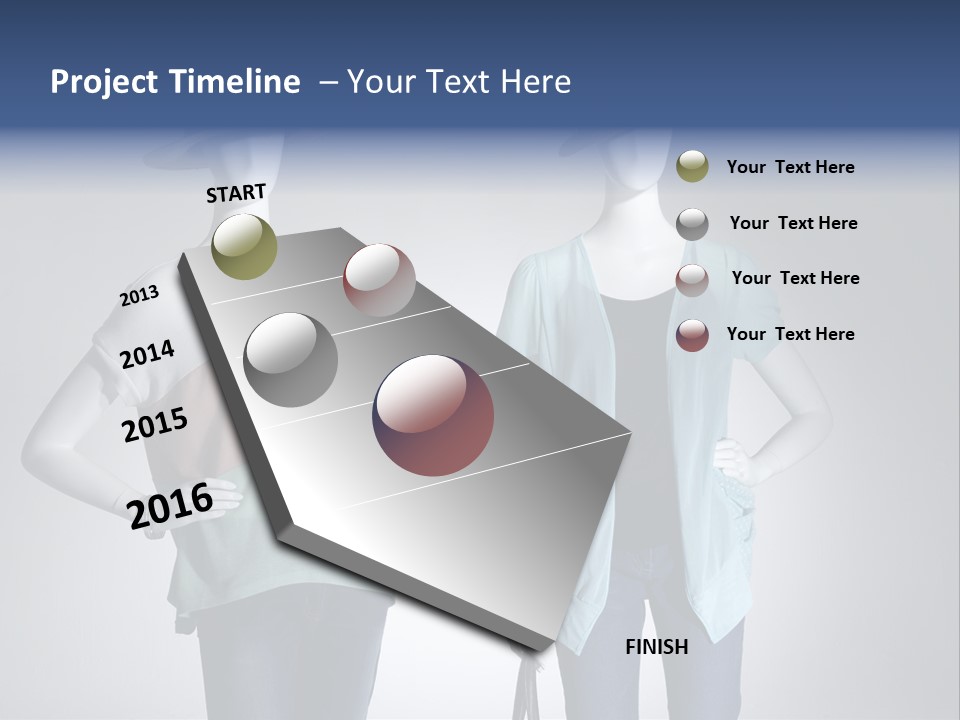 Dress Clothes Stockings PowerPoint Template