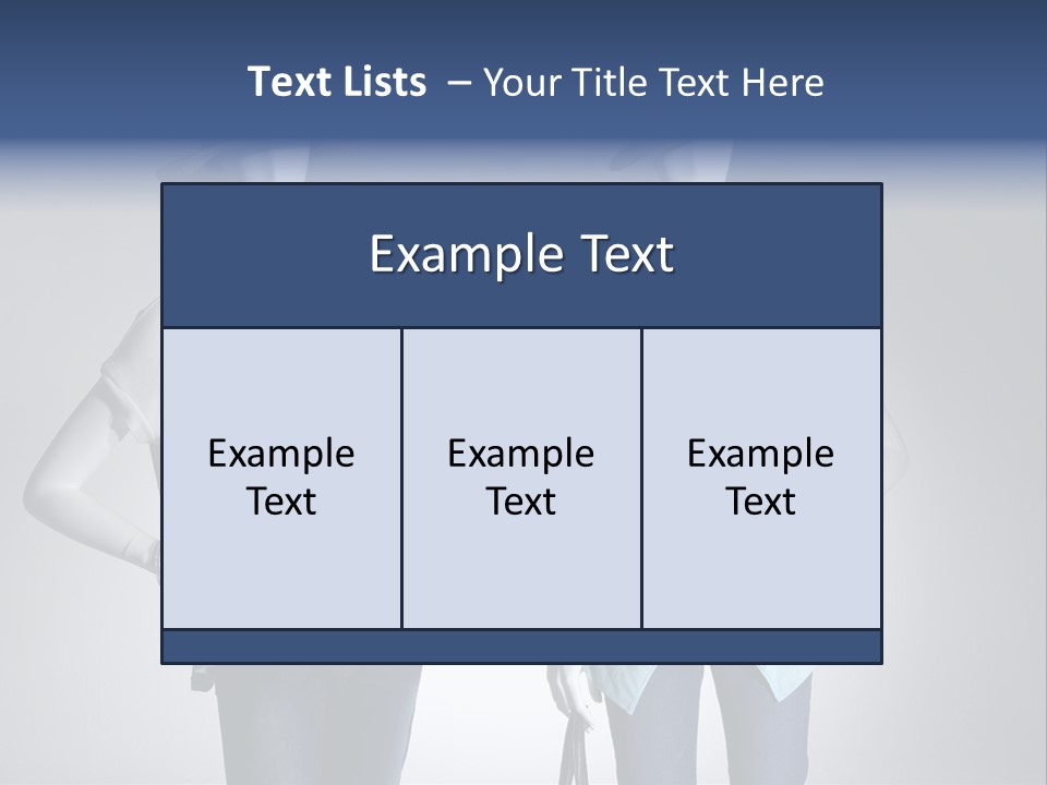 Dress Clothes Stockings PowerPoint Template