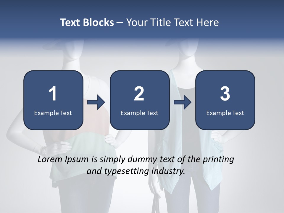 Dress Clothes Stockings PowerPoint Template