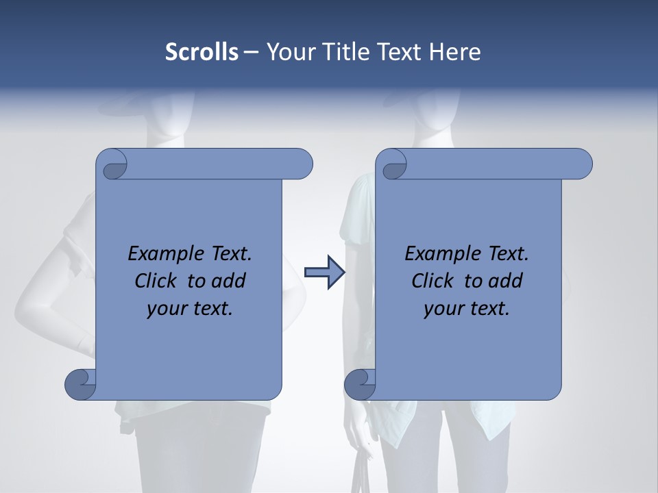 Dress Clothes Stockings PowerPoint Template
