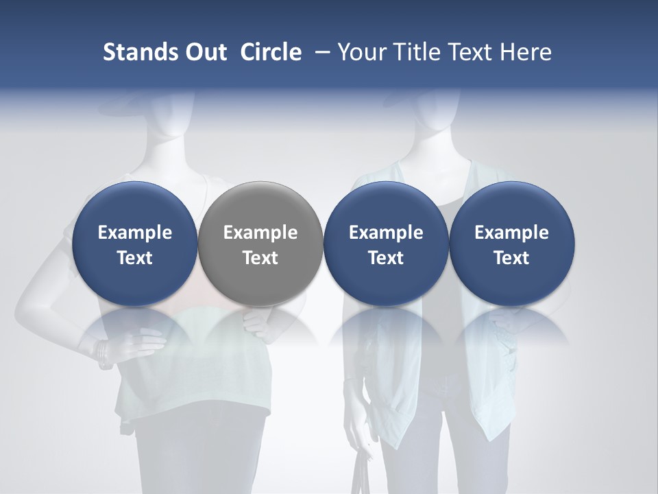 Dress Clothes Stockings PowerPoint Template