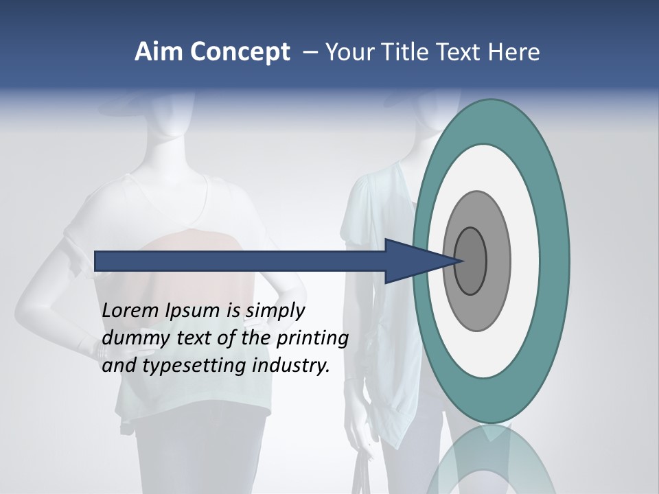 Dress Clothes Stockings PowerPoint Template