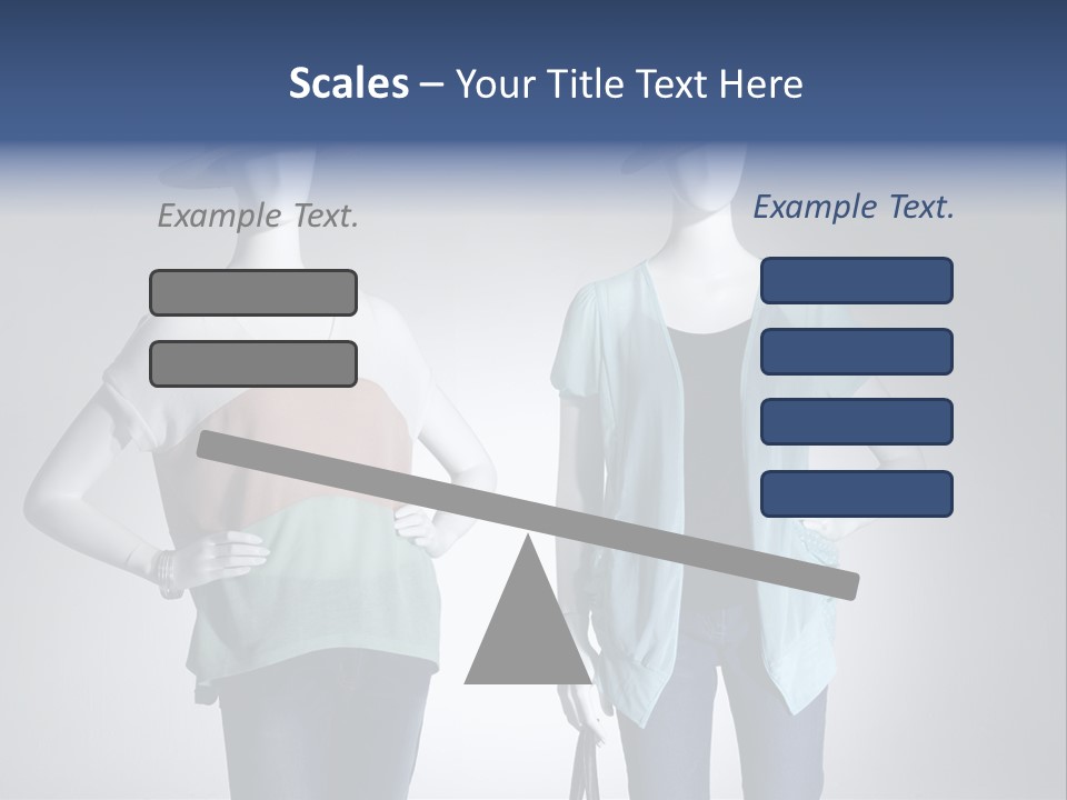 Dress Clothes Stockings PowerPoint Template