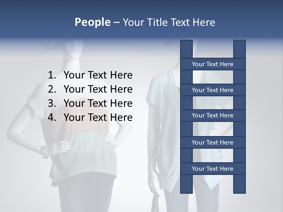 Dress Clothes Stockings PowerPoint Template