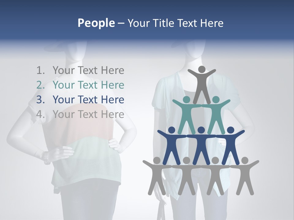 Dress Clothes Stockings PowerPoint Template