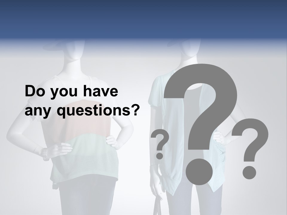 Dress Clothes Stockings PowerPoint Template