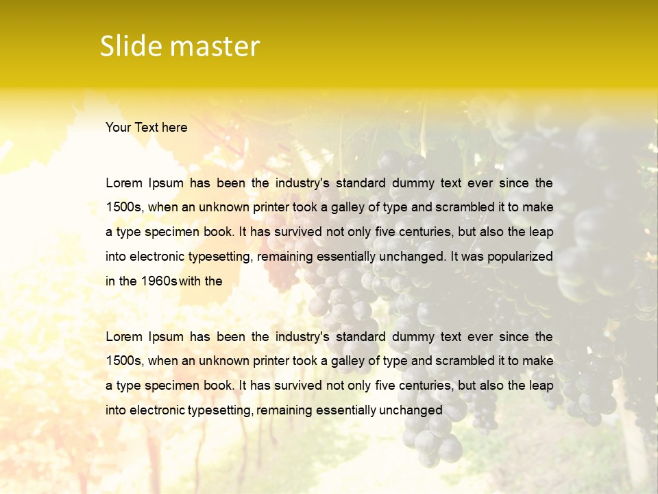 Agriculture Nature Fruits PowerPoint Template