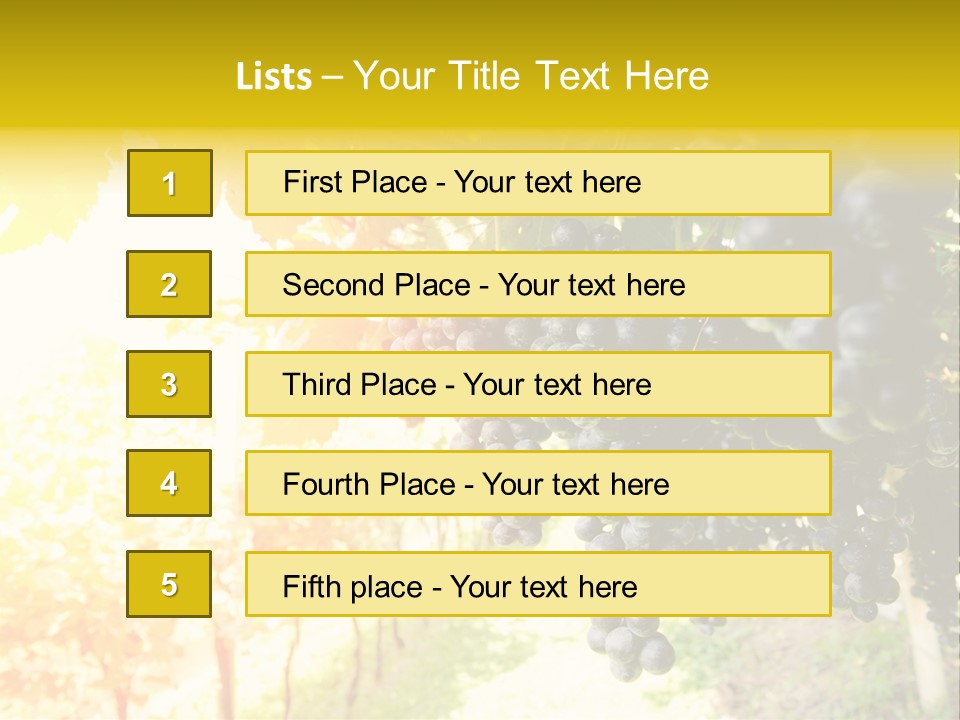 Agriculture Nature Fruits PowerPoint Template