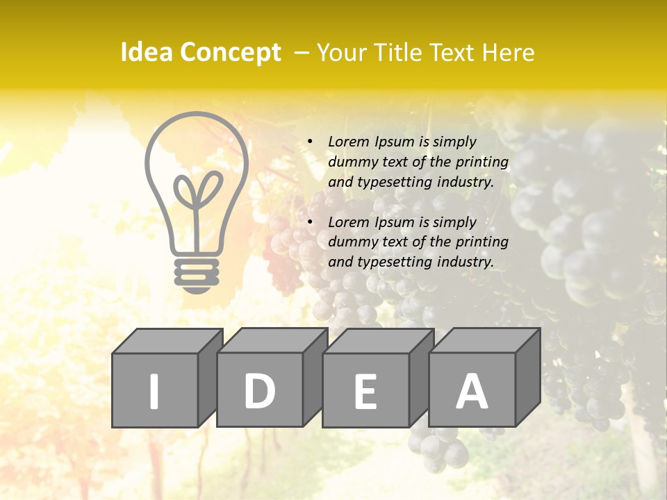 Agriculture Nature Fruits PowerPoint Template