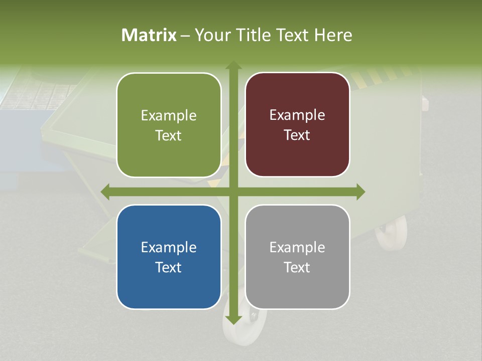 Bin Mobile Rubbish PowerPoint Template