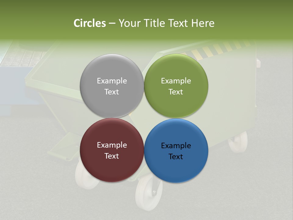 Bin Mobile Rubbish PowerPoint Template