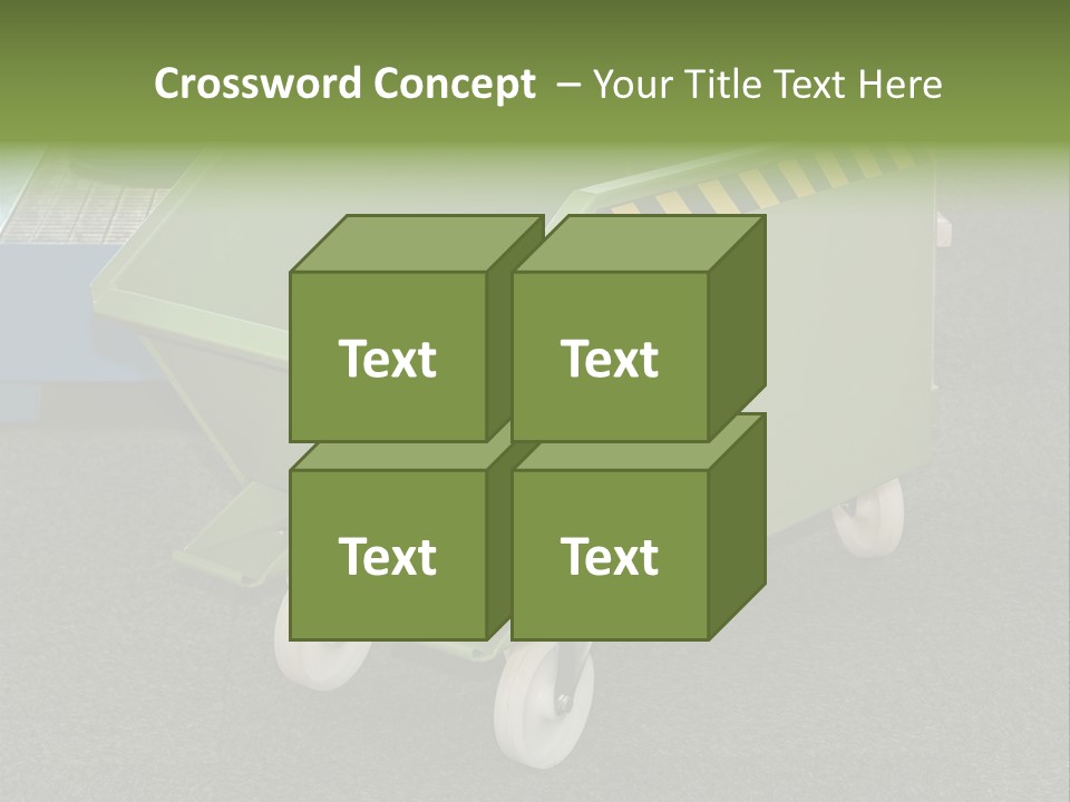 Bin Mobile Rubbish PowerPoint Template