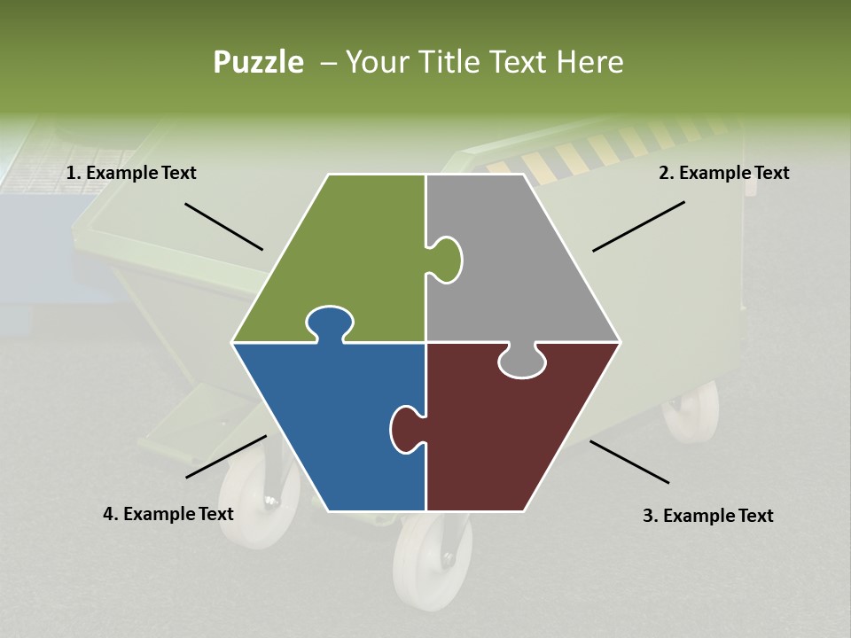 Bin Mobile Rubbish PowerPoint Template